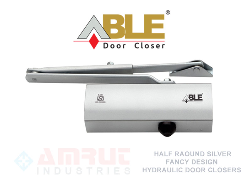 Amrut Industries Aluminium Extruded Body Door Closer Antique Silver / Gold  / Black / Brown multiple color Body Door Closer Device Manufacturer / Supplier Rajkot - Gujarat - India
