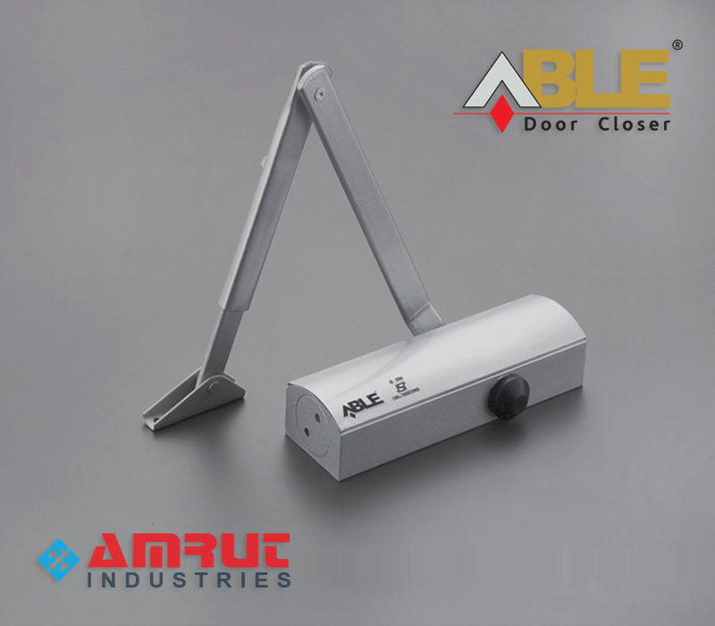 Silver Half Round Hydraulic Door Closer Manufacturers - Able Brand Rajkot