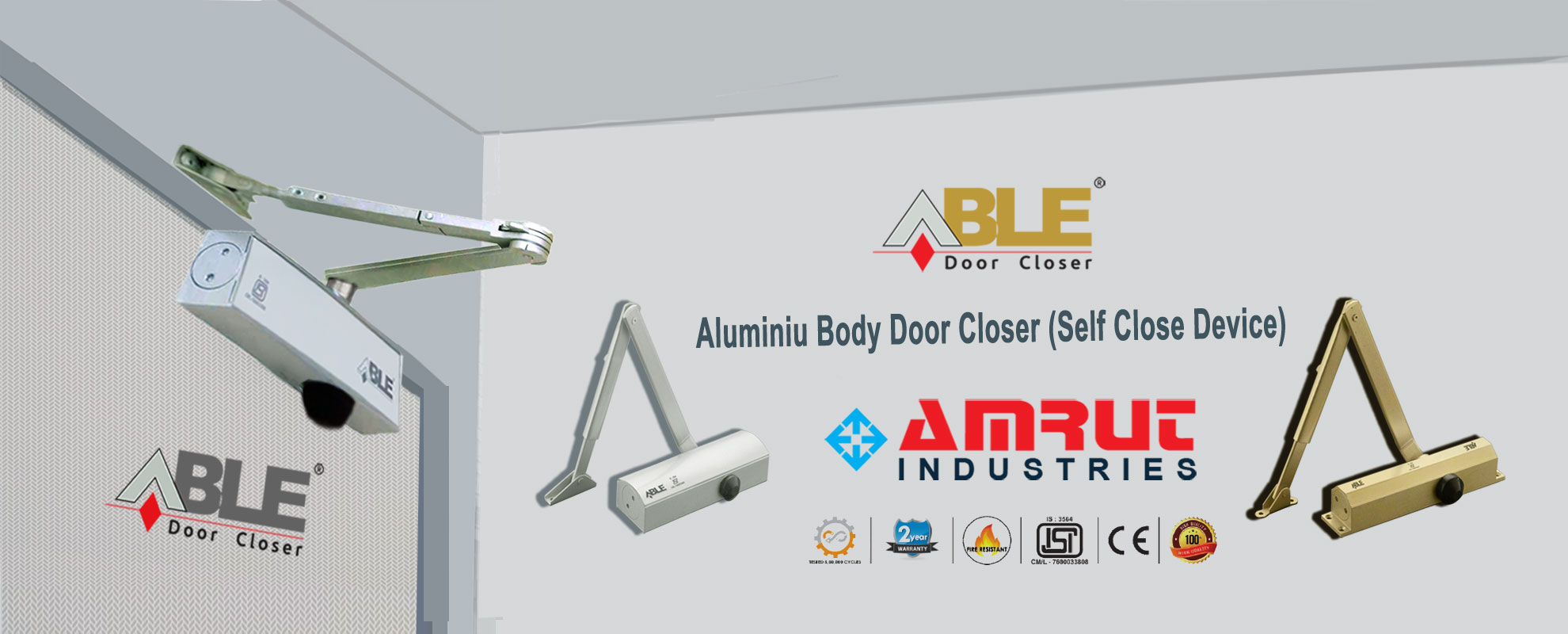 Hydraulic Door Closer Manufacturers - Suppliers Rajkot - Gujarat - India